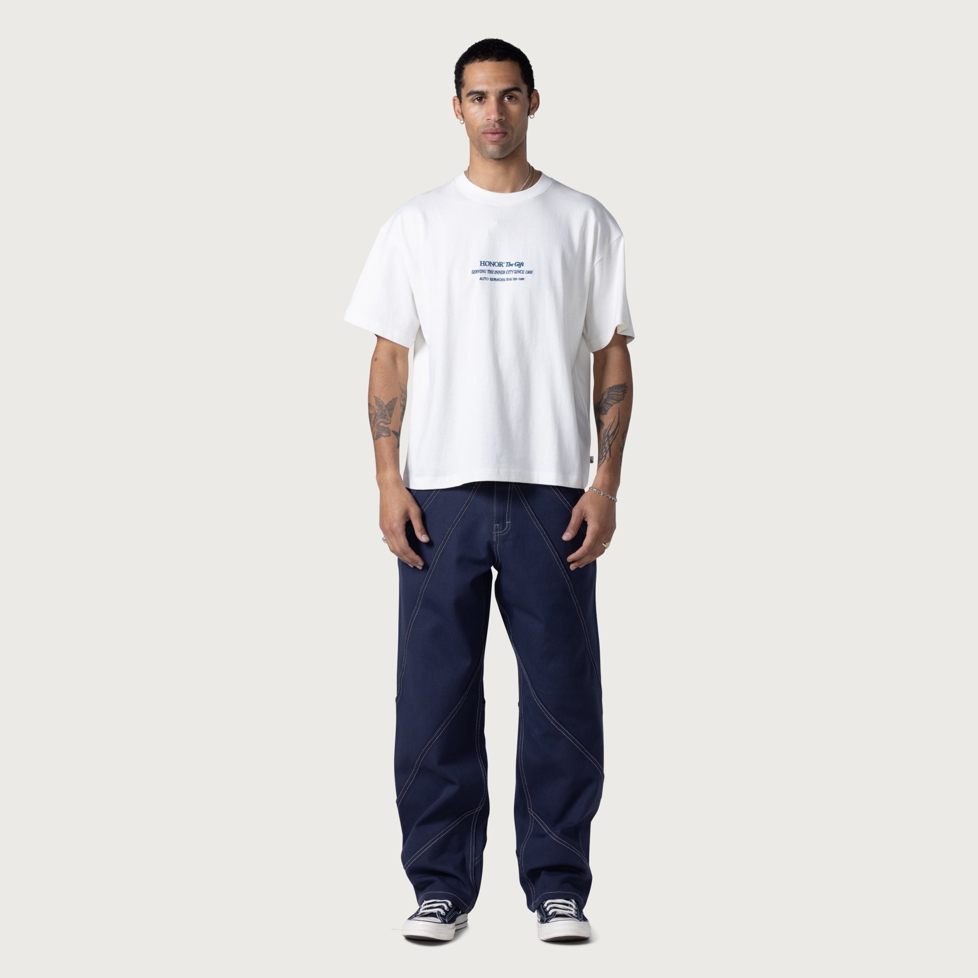 Racing Panel Pant - Navy Racing Panel Pant - Navy