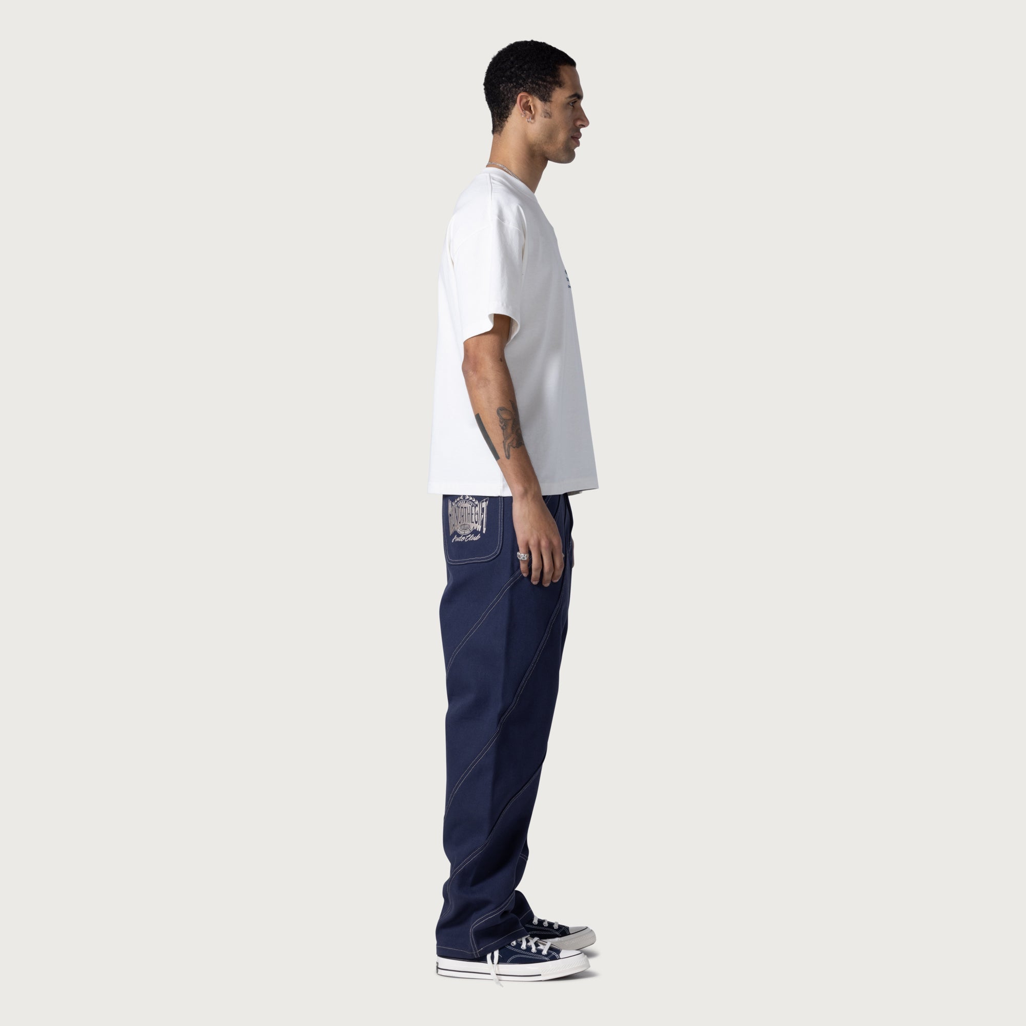 Racing Panel Pant - Navy Racing Panel Pant - Navy