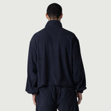 Textured Knit Anorak - Black Textured Knit Anorak - Black