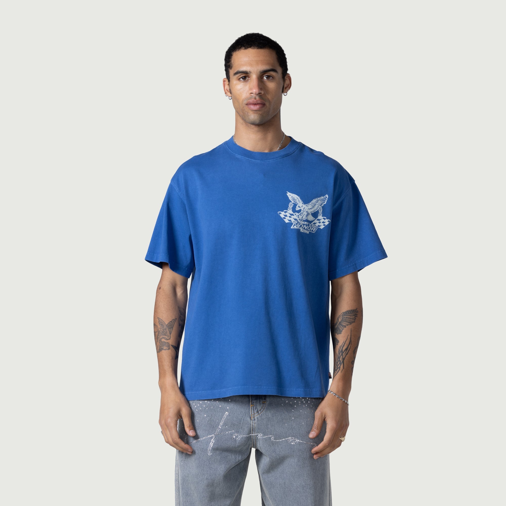 Vintage Oil Tee - Blue Vintage Oil Tee - Blue