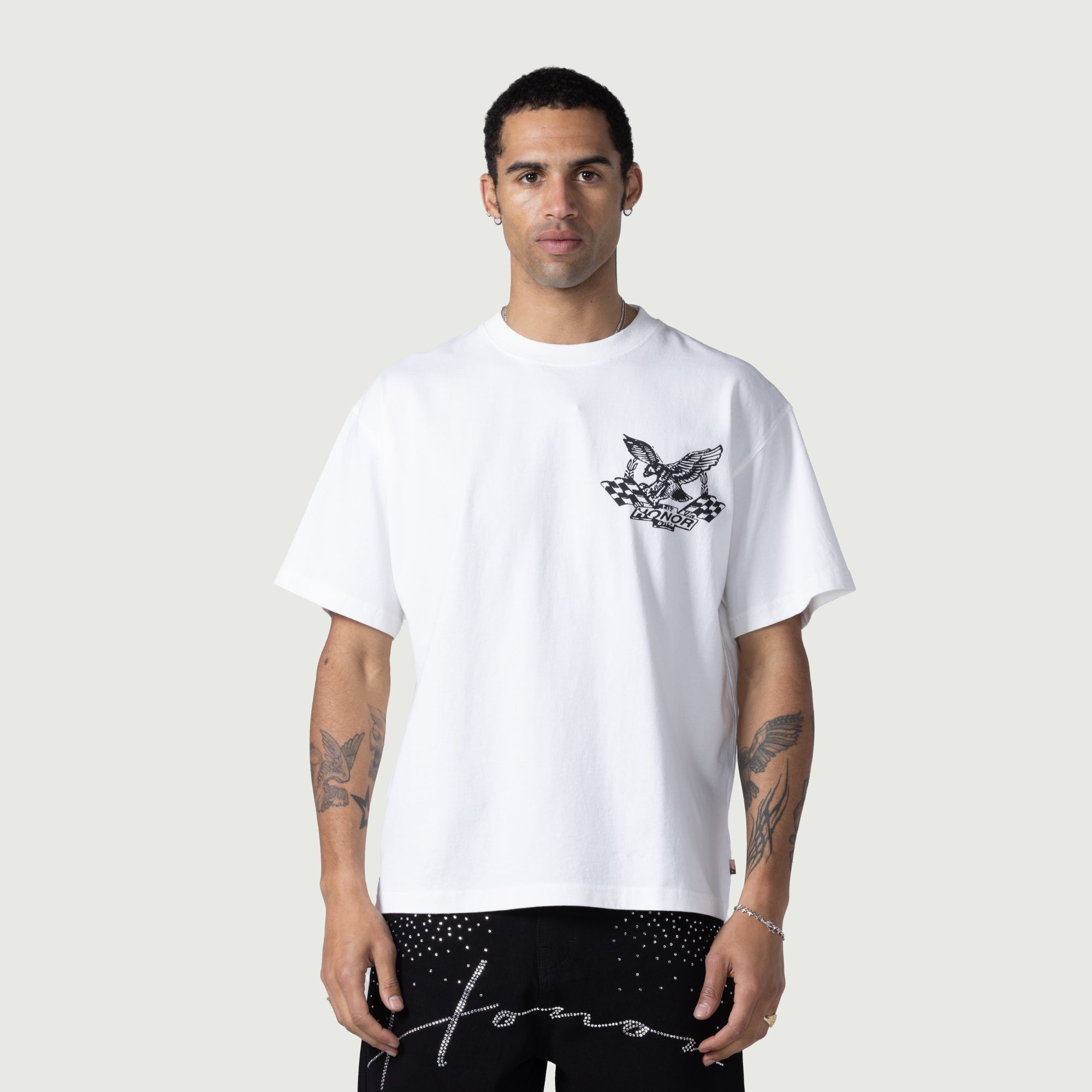 Vintage Oil Tee - White Vintage Oil Tee - White
