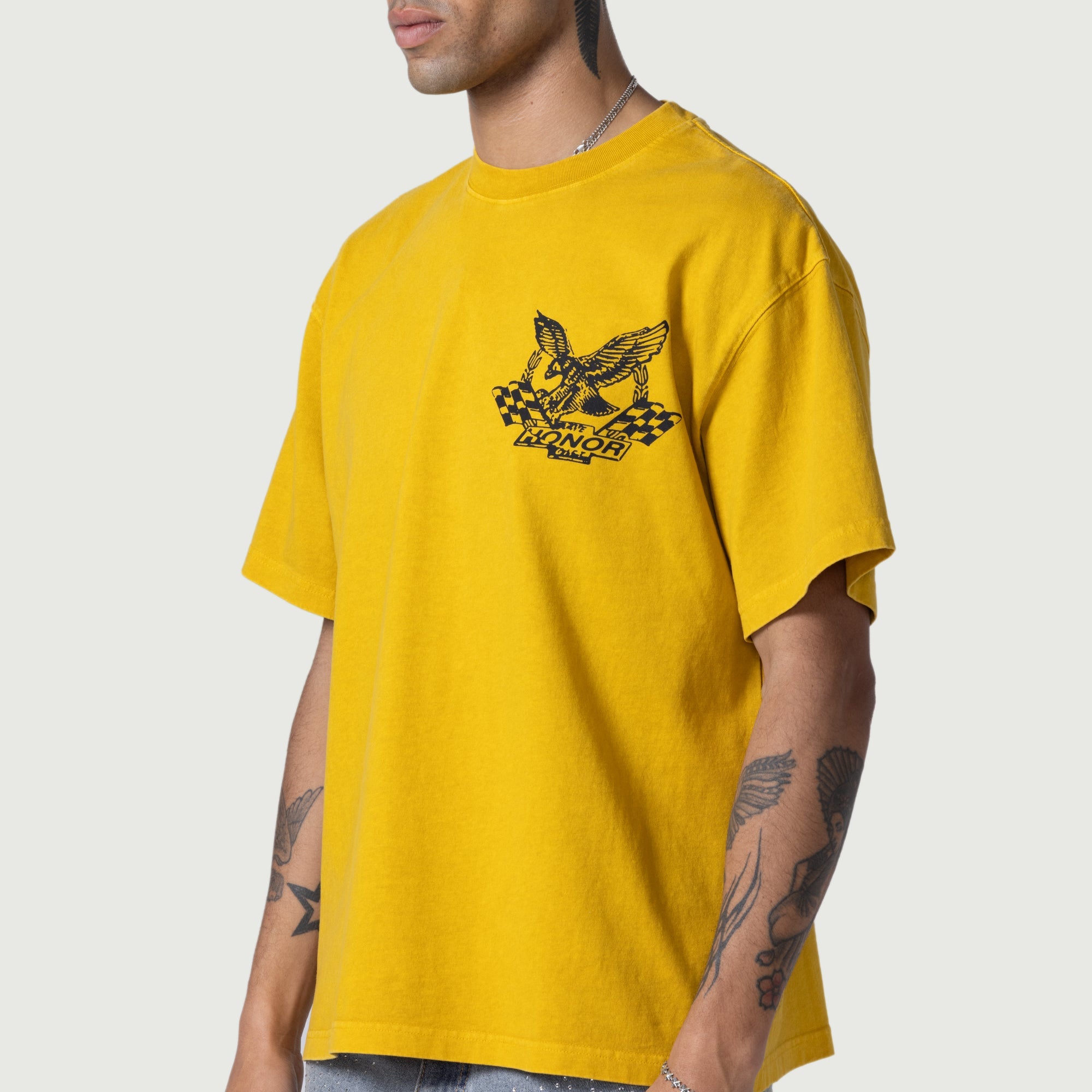 Vintage Oil Tee - Yellow Vintage Oil Tee - Yellow