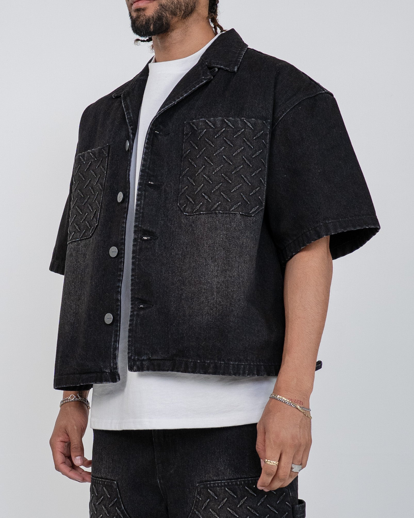 EPTM Steeler Denim Shirt - Black EPTM Steeler Denim Shirt - Black