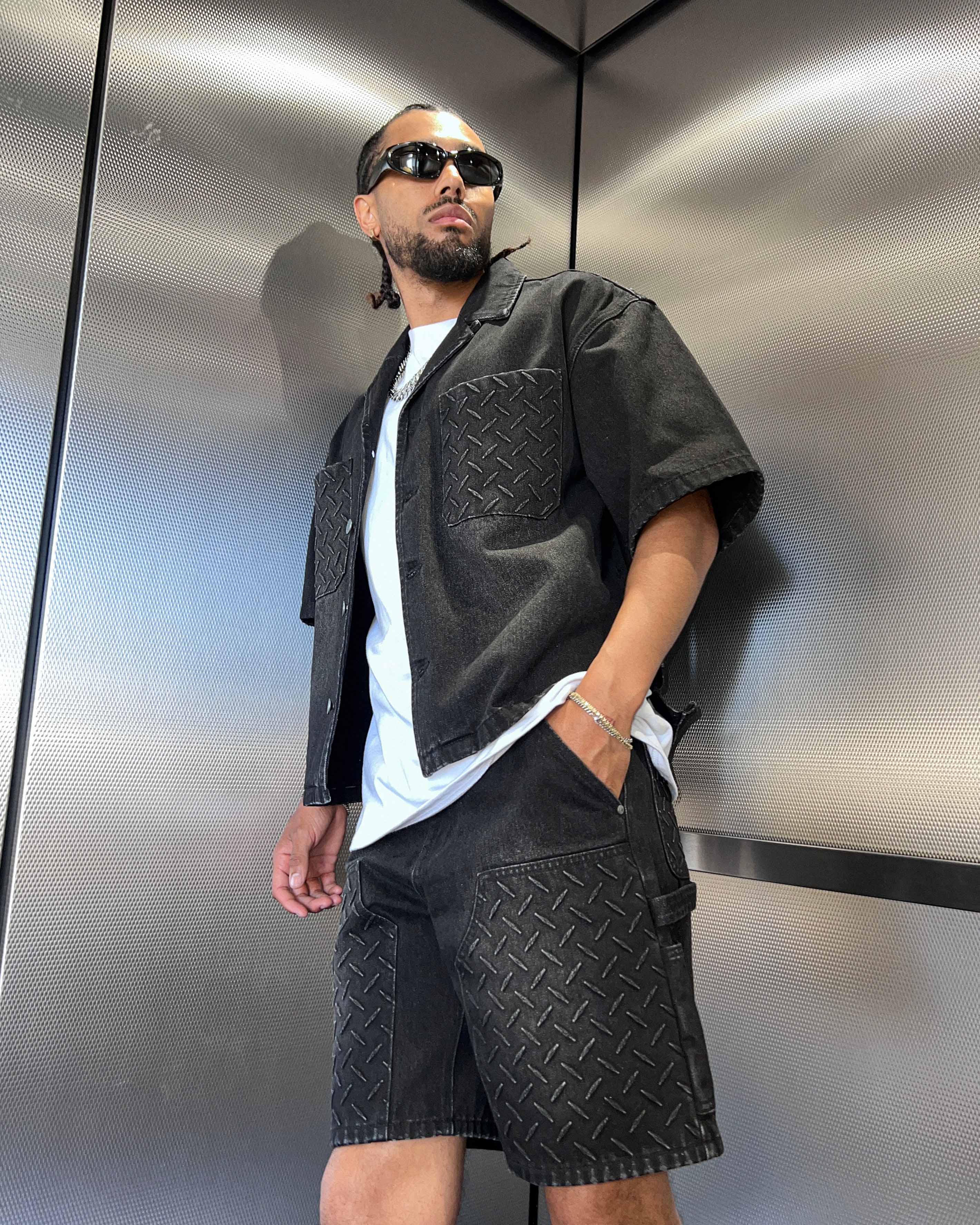 EPTM Steeler Denim Shirt - Black EPTM Steeler Denim Shirt - Black