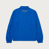 Striped Anorak Jacket - Blue Striped Anorak Jacket - Blue