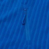 Striped Anorak Jacket - Blue Striped Anorak Jacket - Blue