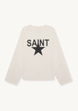 L/S Saint Star Tee - Chalk White L/S Saint Star Tee - Chalk White