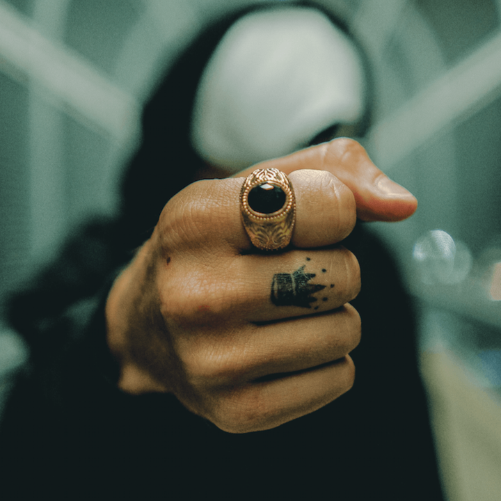 Gold Onyx Ring Gold Onyx Ring