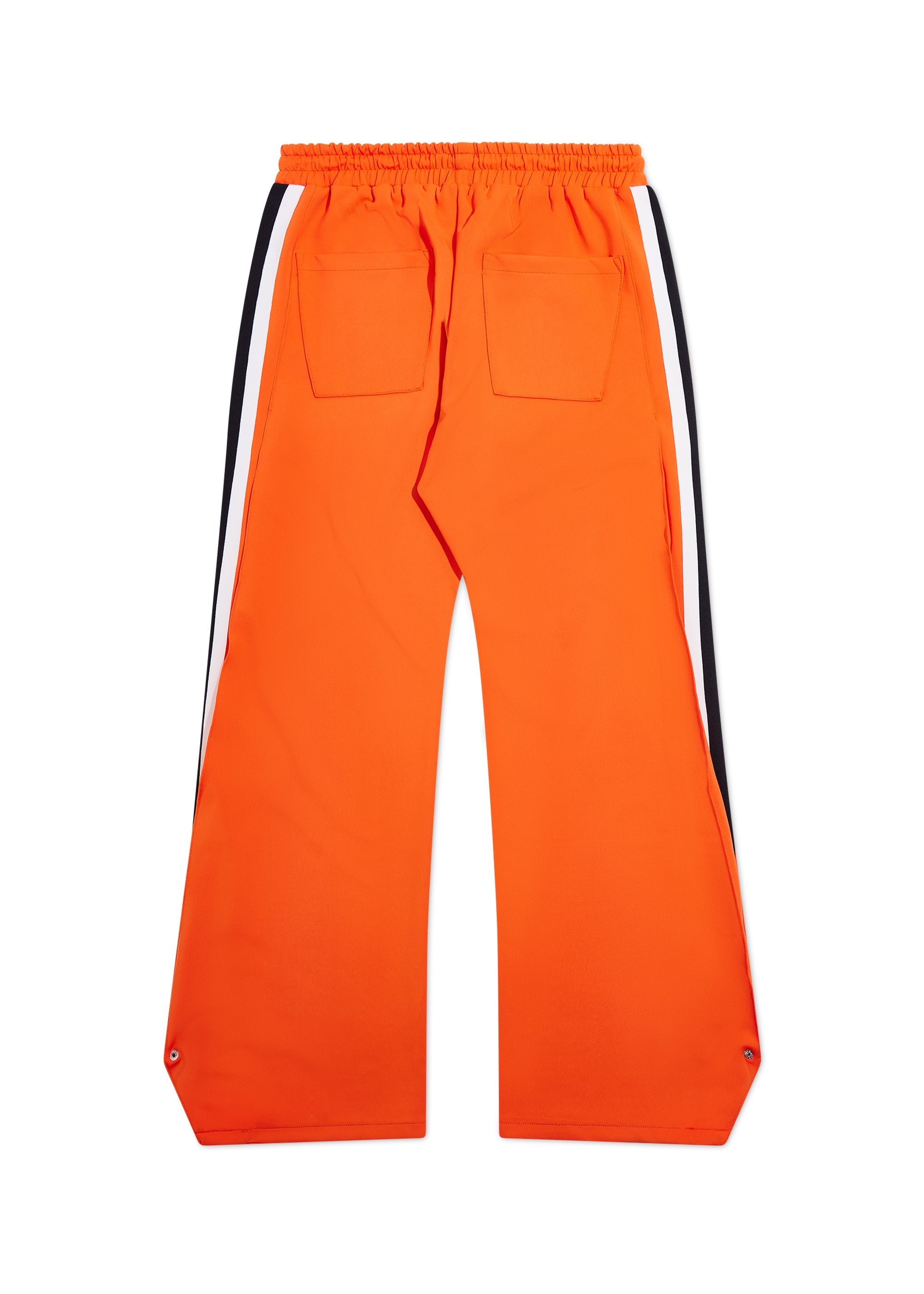 Striped Snap Pant - Neon Orange Striped Snap Pant - Neon Orange
