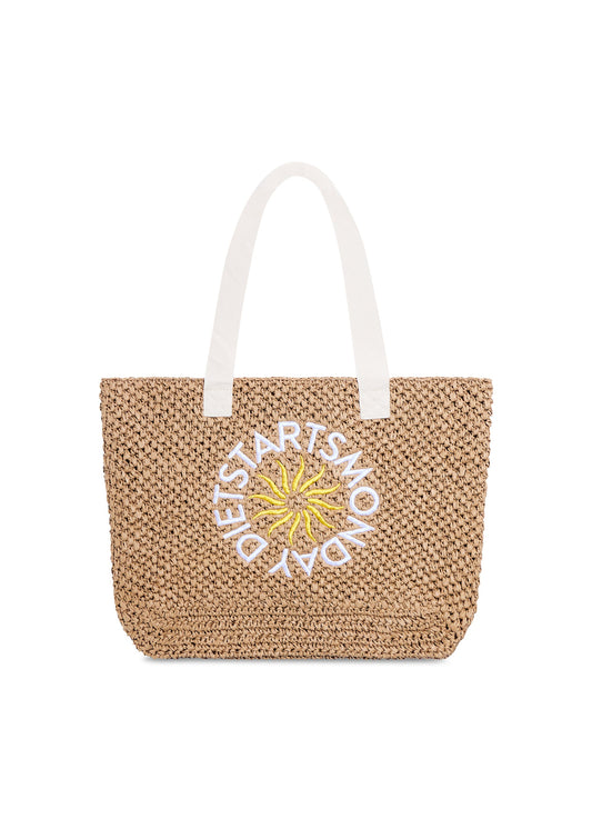 Sol Raffia Bag - Brown