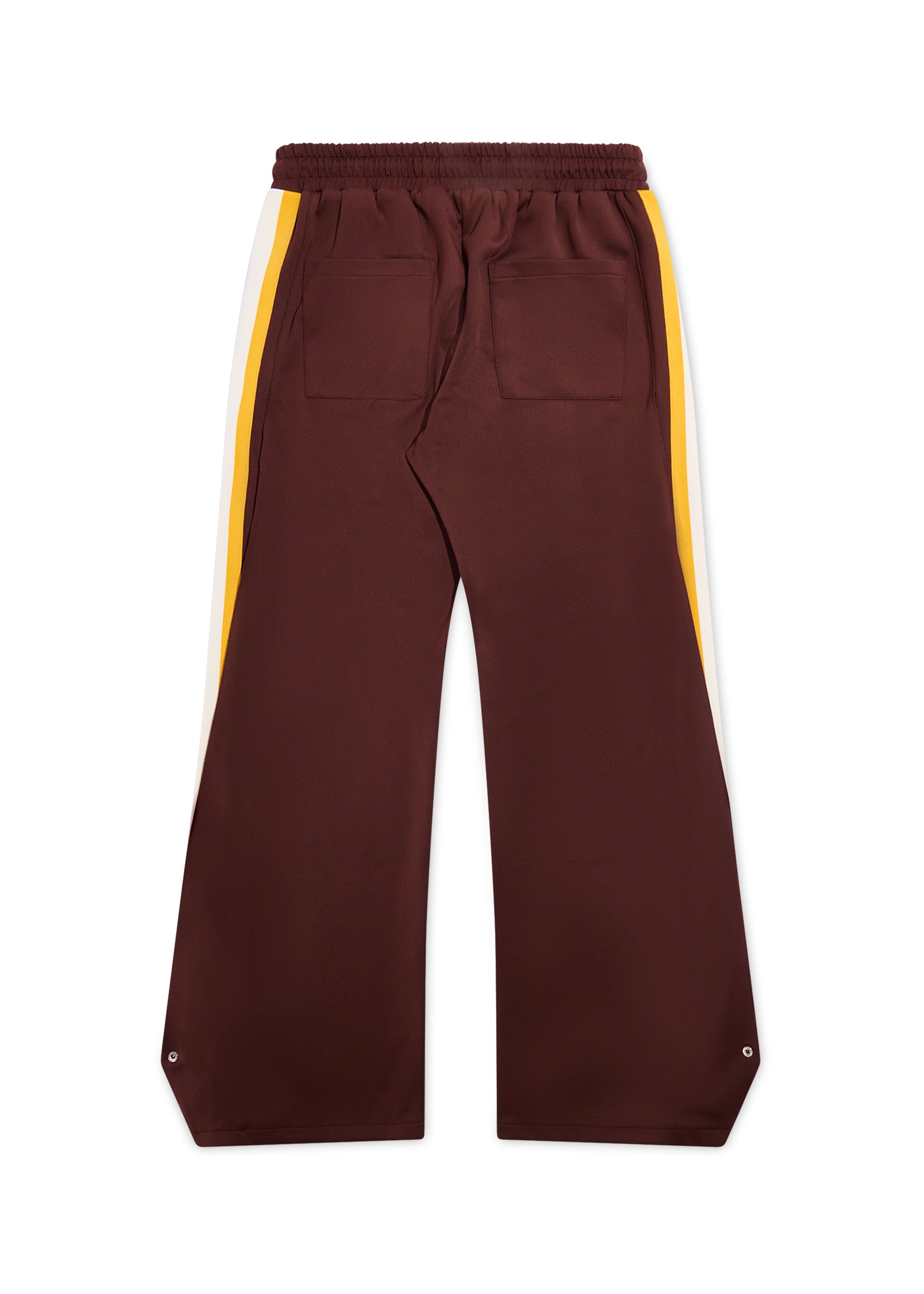 Striped Snap Pant - Brown/Yellow Striped Snap Pant - Brown/Yellow
