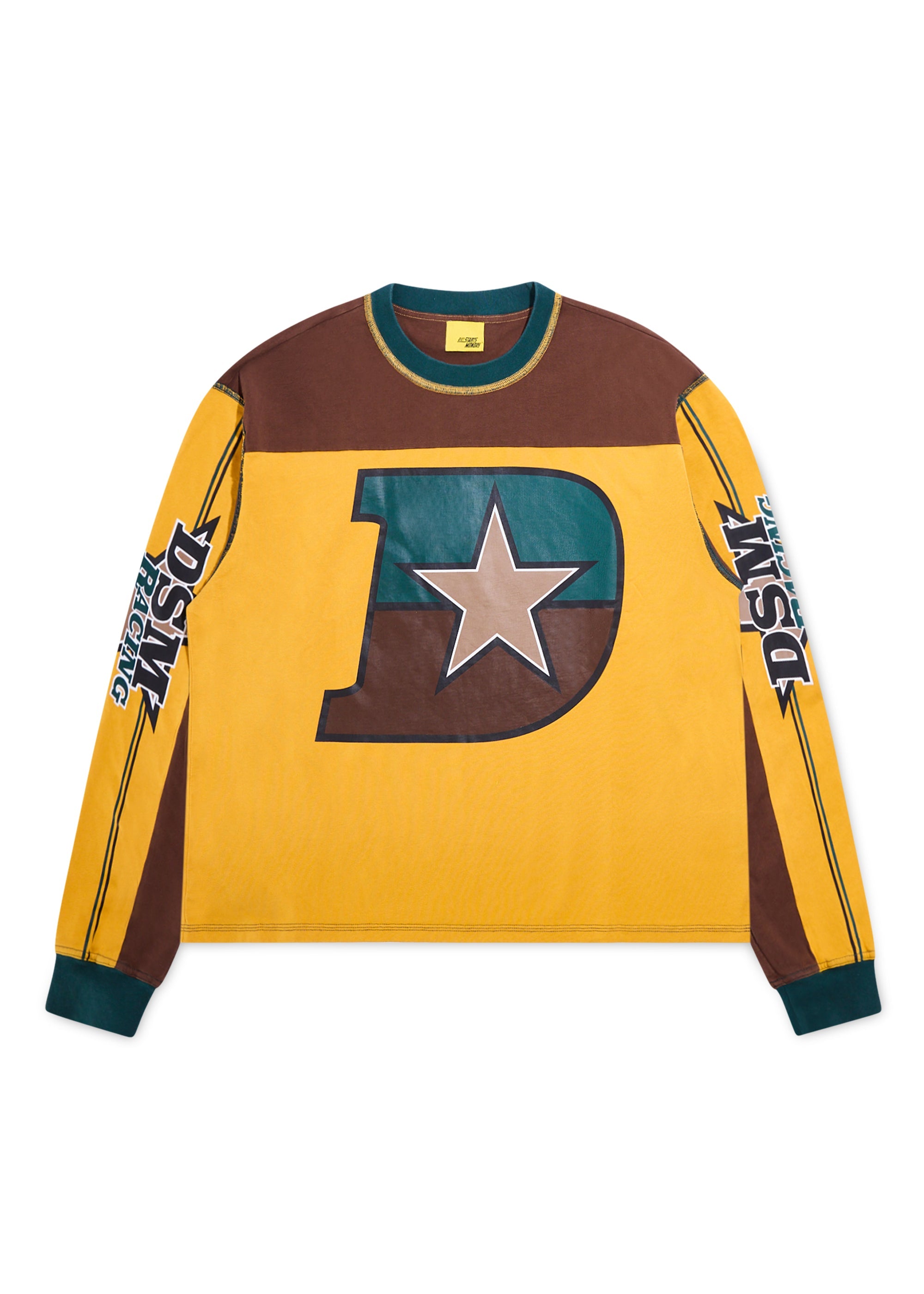 Supercross Long Sleeve - Brown/Yellow Supercross Long Sleeve - Brown/Yellow