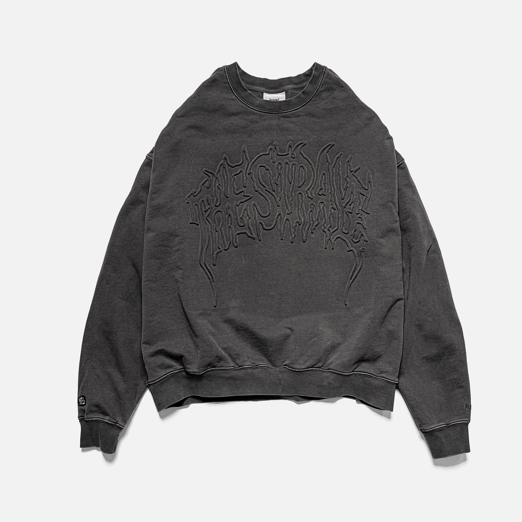 3D METAL CREWNECK - VINTAGE BLACK 3D METAL CREWNECK - VINTAGE BLACK
