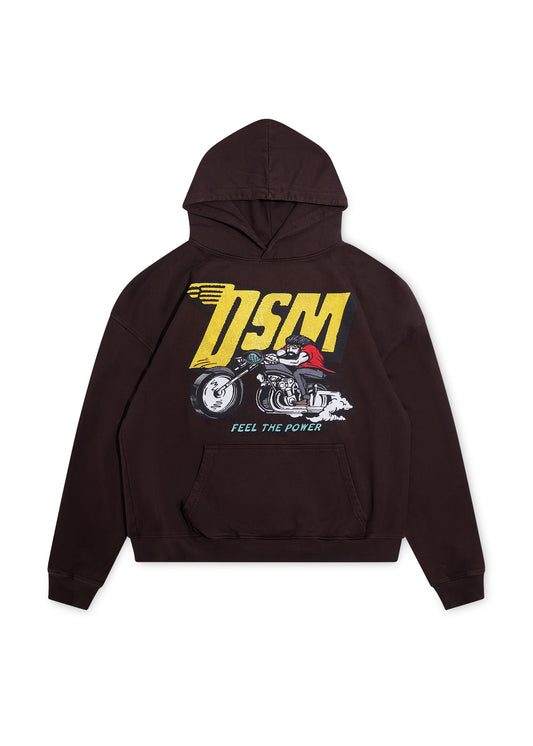 Biker Hoodie - Brown