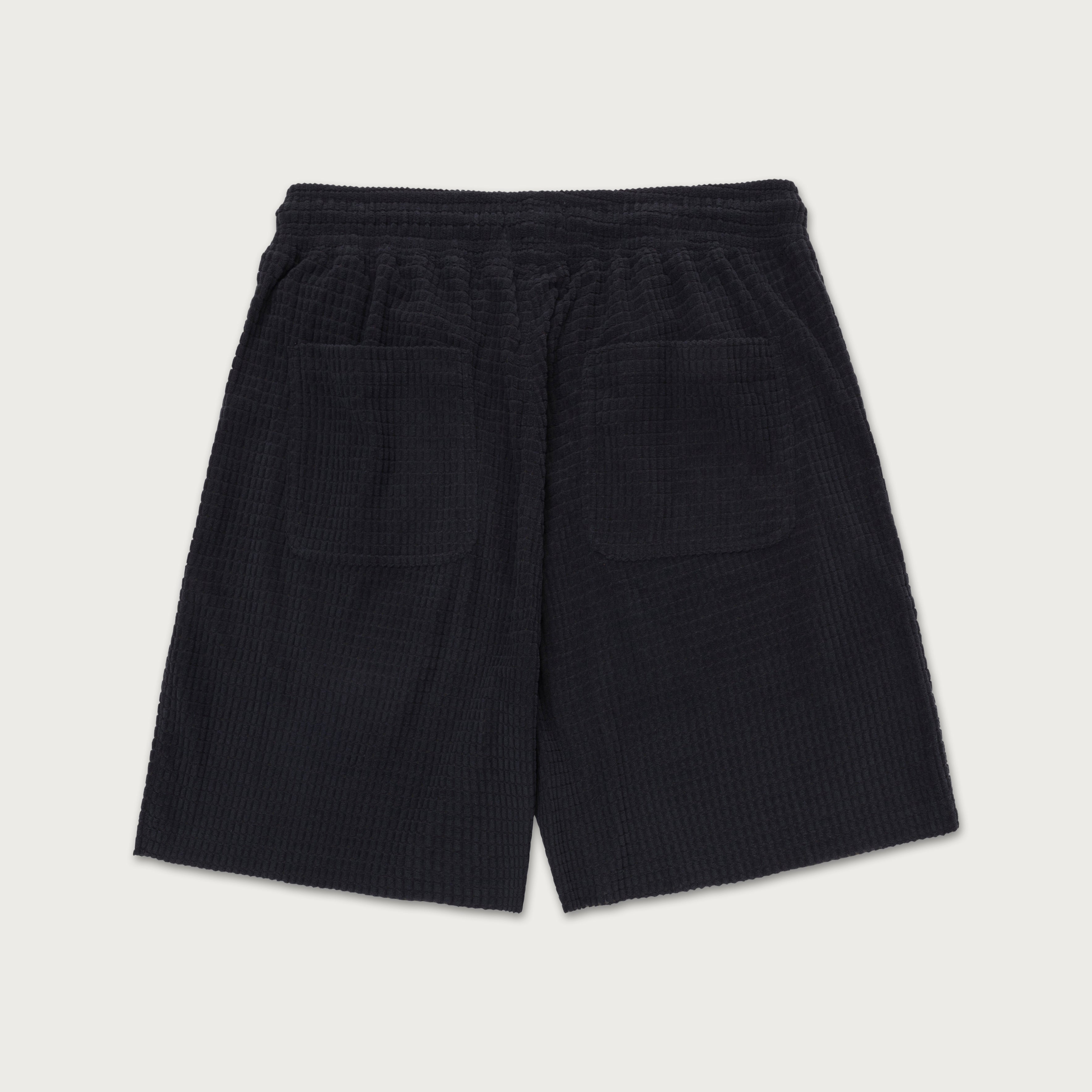 Textured Knit Short - Black Textured Knit Short - Black