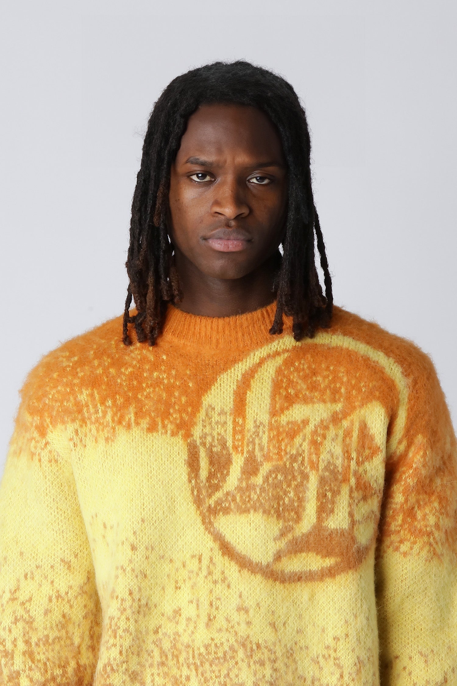 TEXTURED KNITWEAR - Yellow/Orange TEXTURED KNITWEAR - Yellow/Orange