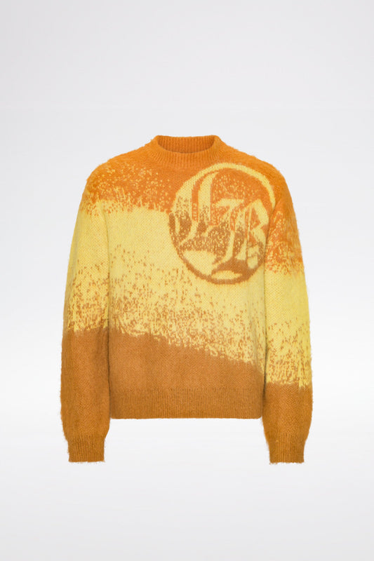 TEXTURED KNITWEAR - Yellow/Orange