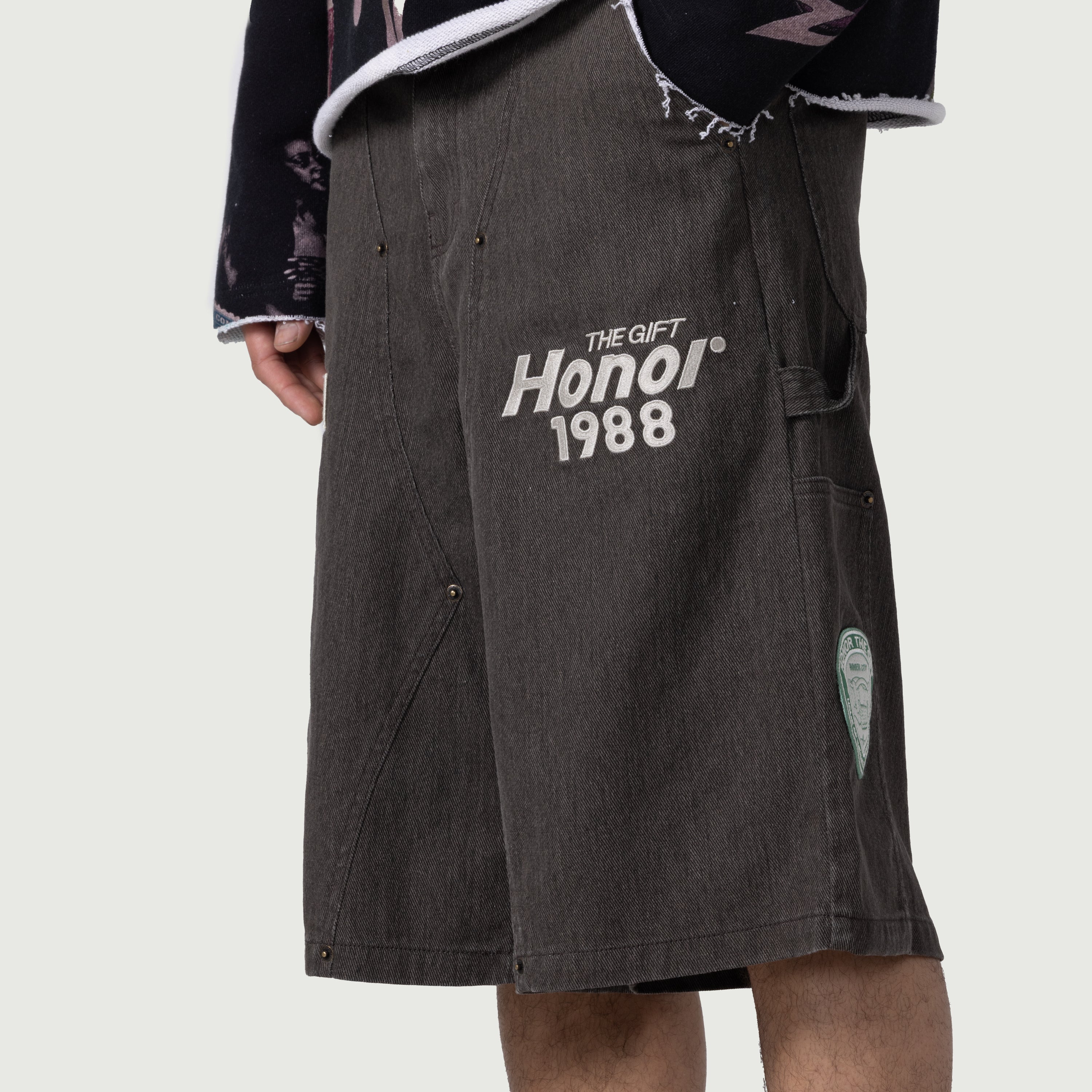 Twill Carpenter Short - Black Twill Carpenter Short - Black