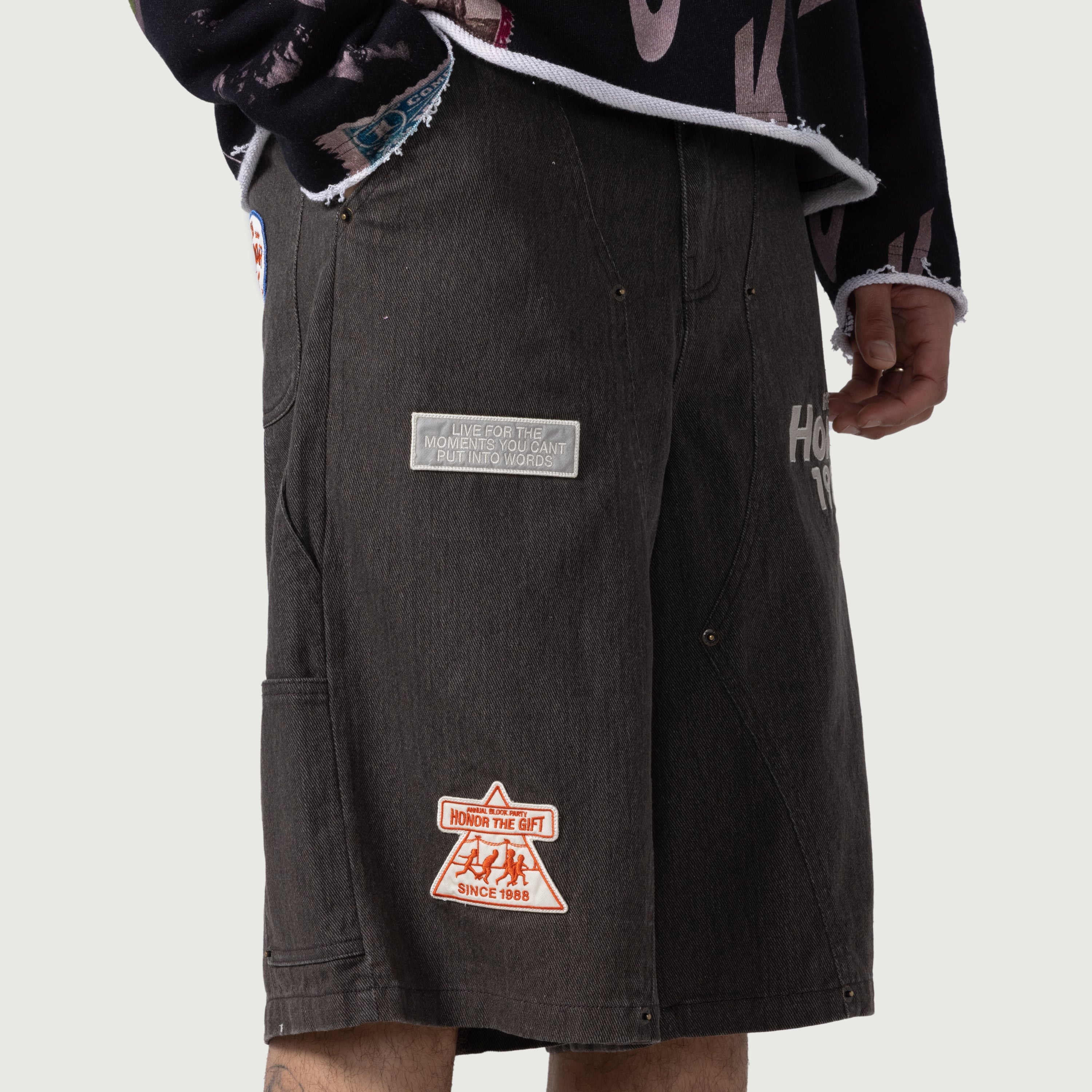 Twill Carpenter Short - Black Twill Carpenter Short - Black