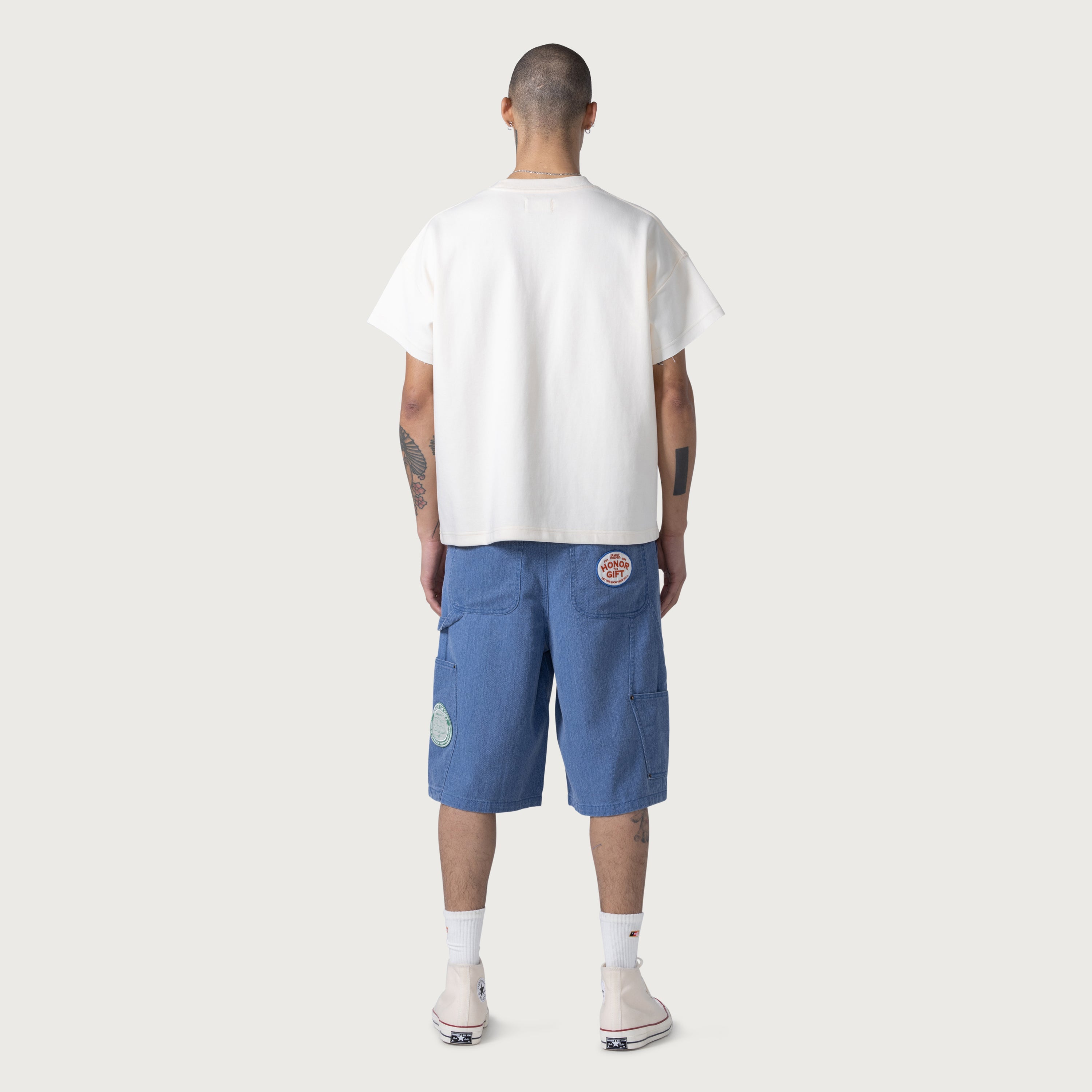 Twill Carpenter Short - Blue Twill Carpenter Short - Blue