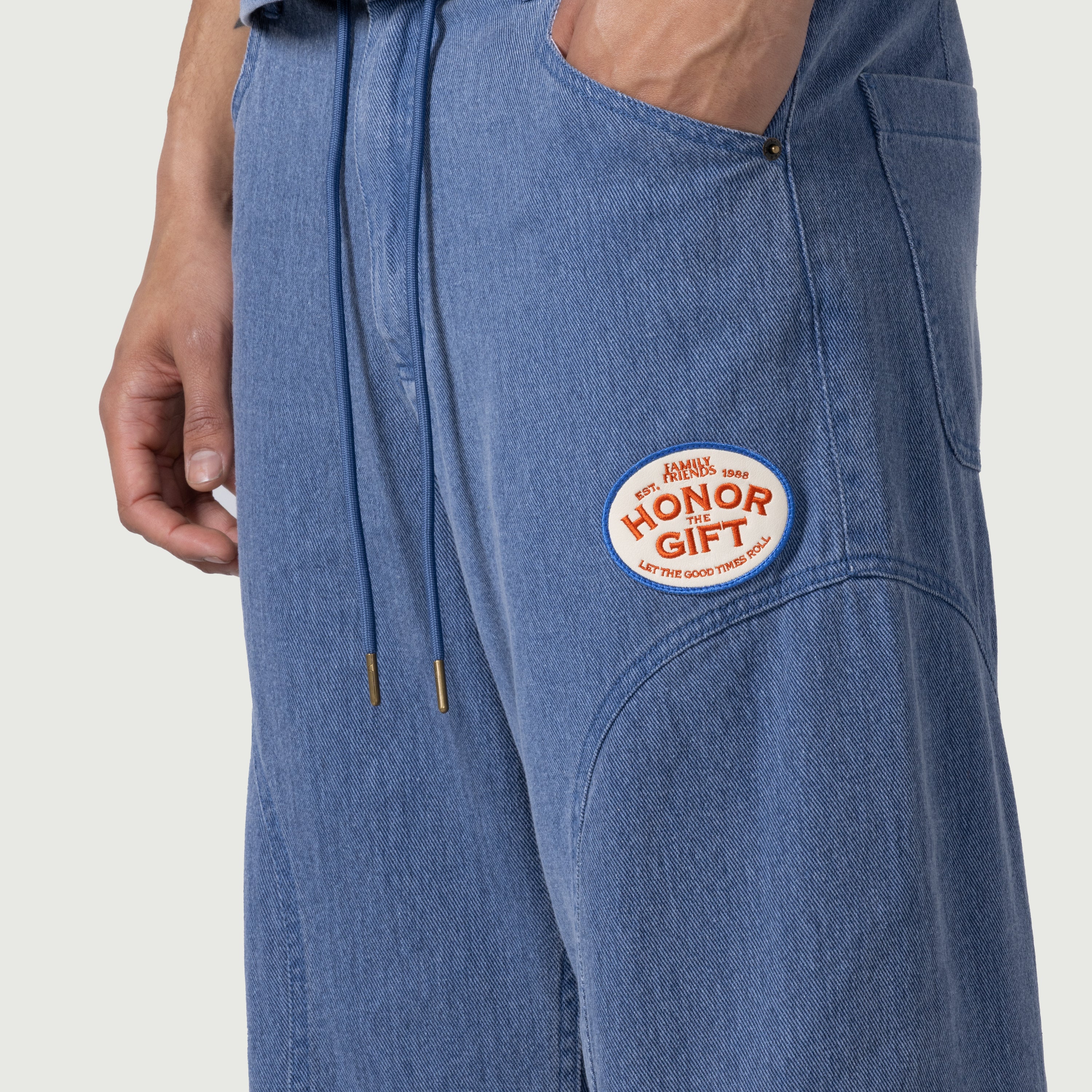 Twill Party Pant - Blue Twill Party Pant - Blue