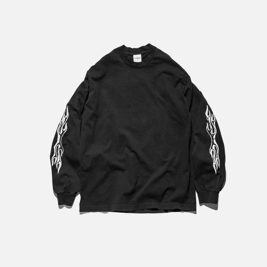 TRIBAL L/S - WASHED BLACK