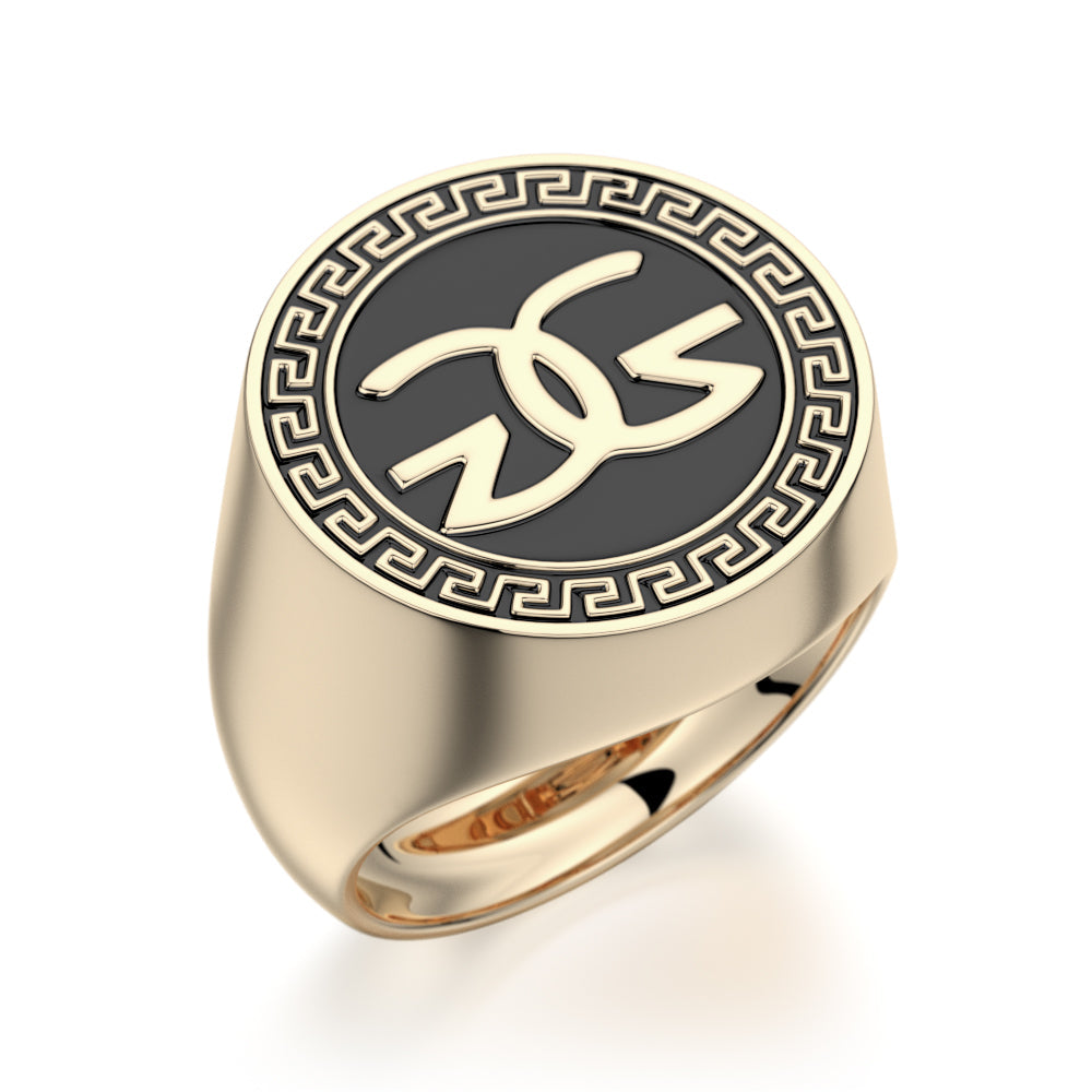 The Gold Gods Signature Logo Ring The Gold Gods Signature Logo Ring