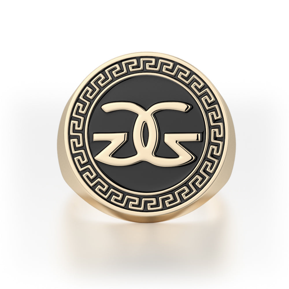 The Gold Gods Signature Logo Ring The Gold Gods Signature Logo Ring