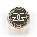 The Gold Gods Signature Logo Ring The Gold Gods Signature Logo Ring