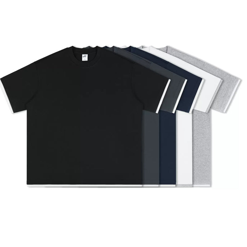 Oversized Layered Cotton Tee Oversized Layered Cotton Tee