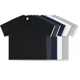 Oversized Layered Cotton Tee Oversized Layered Cotton Tee