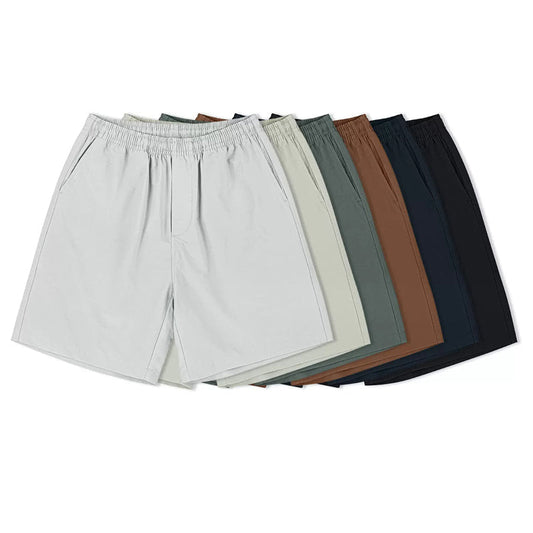 Cotton Blend Beach Shorts
