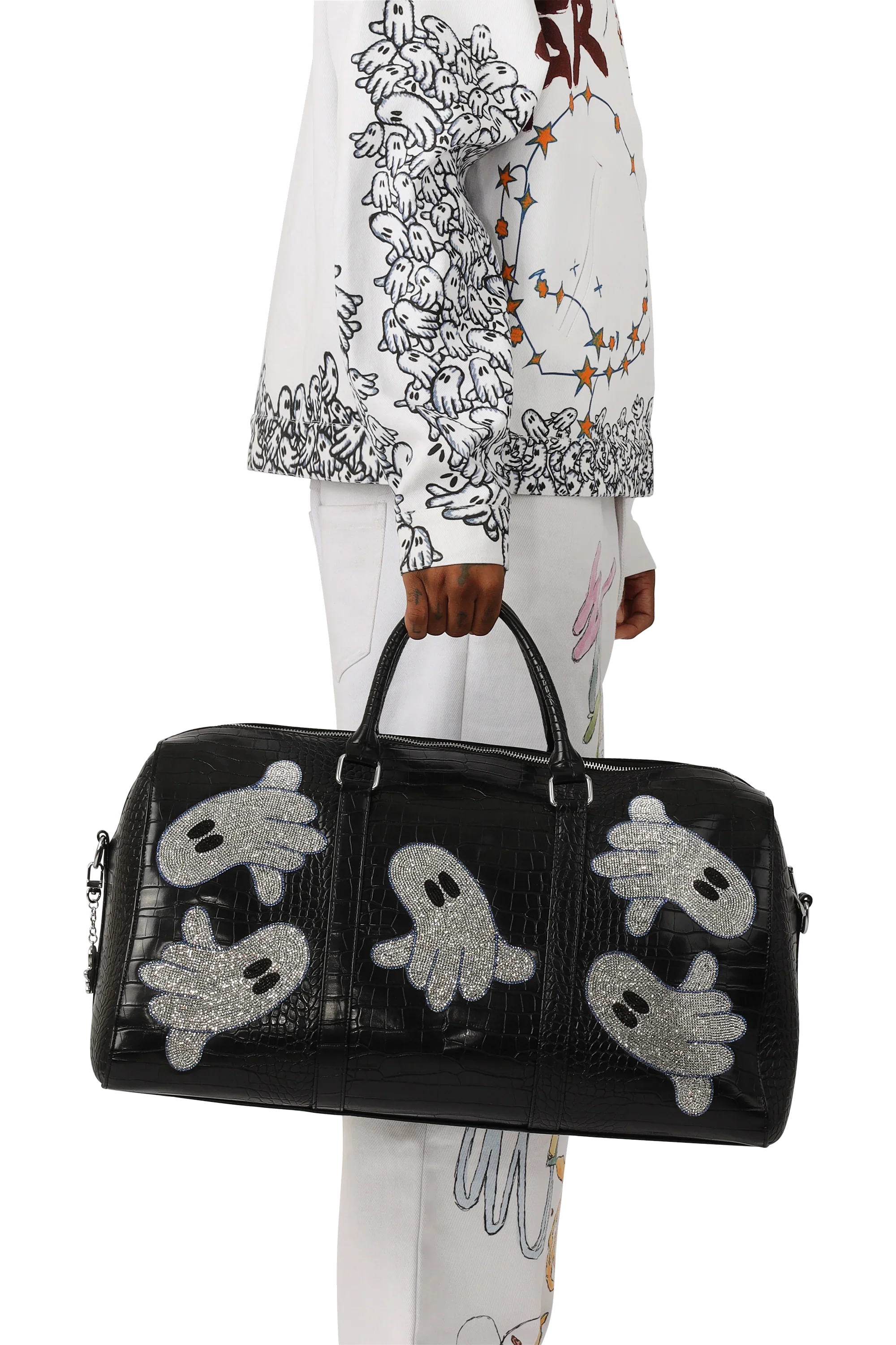 ALLIGATOR GHOST GEM DUFFLE BAG ALLIGATOR GHOST GEM DUFFLE BAG