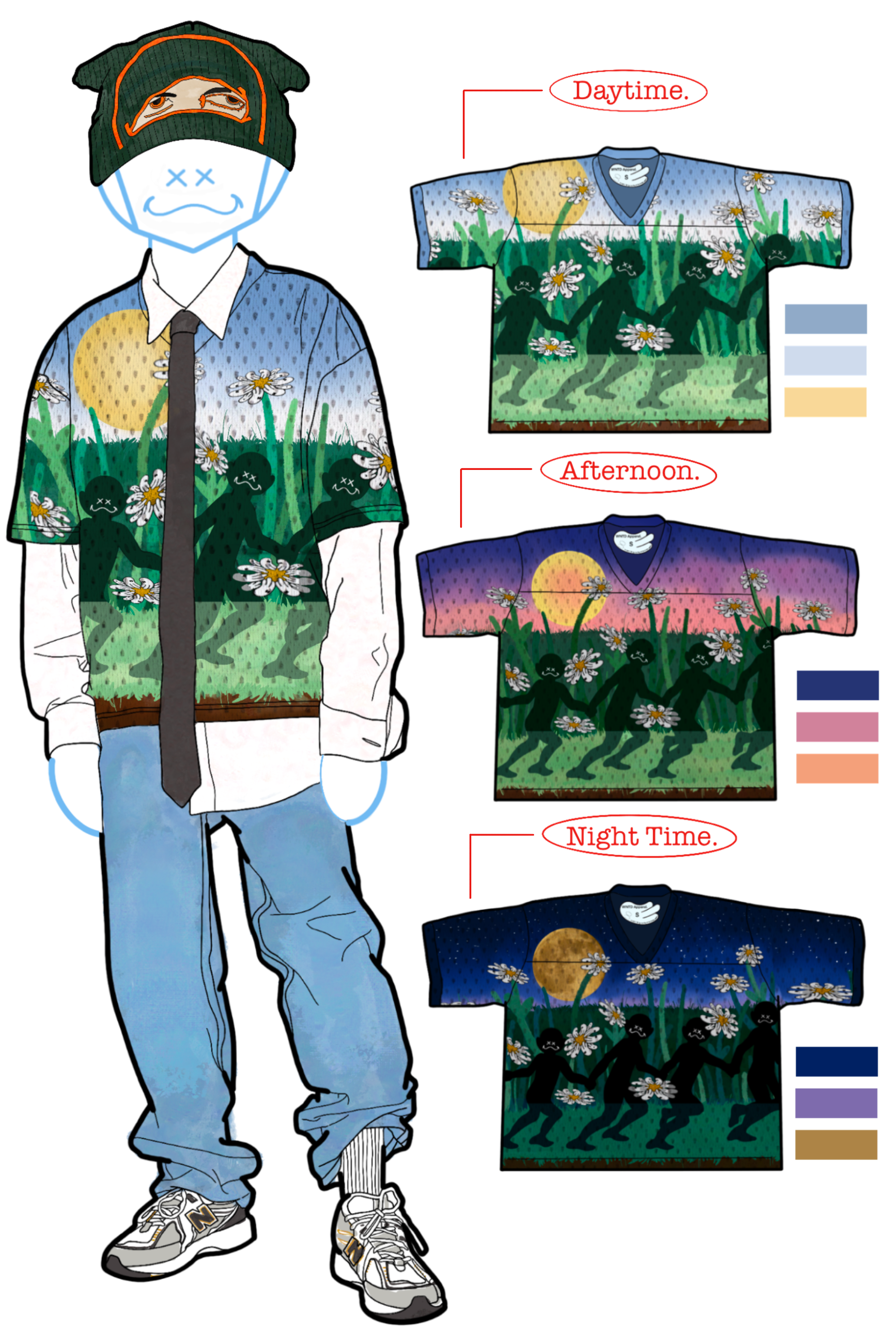 GHOST DAISY FOOTBALL JERSEY GHOST DAISY FOOTBALL JERSEY