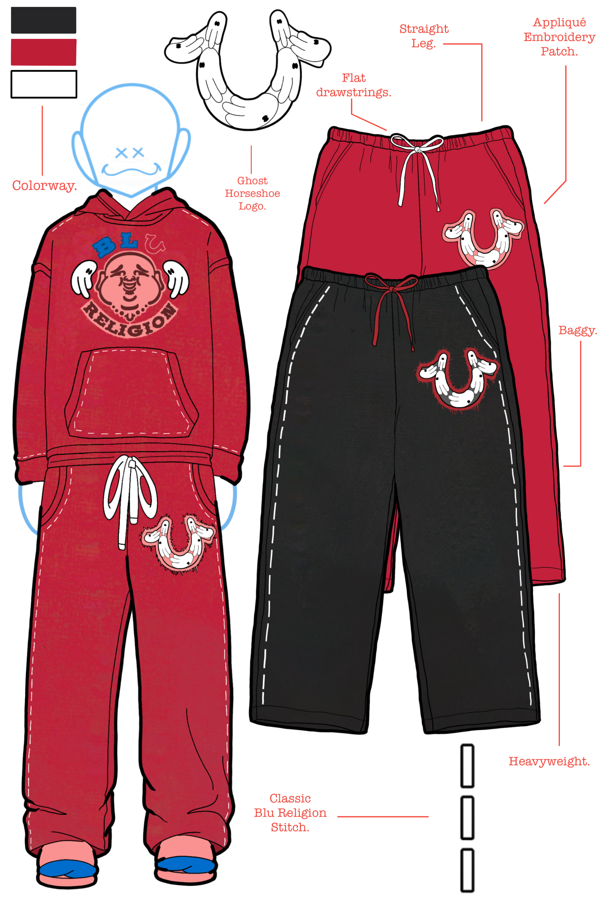 BLU RELIGION SWEATPANTS BLU RELIGION SWEATPANTS