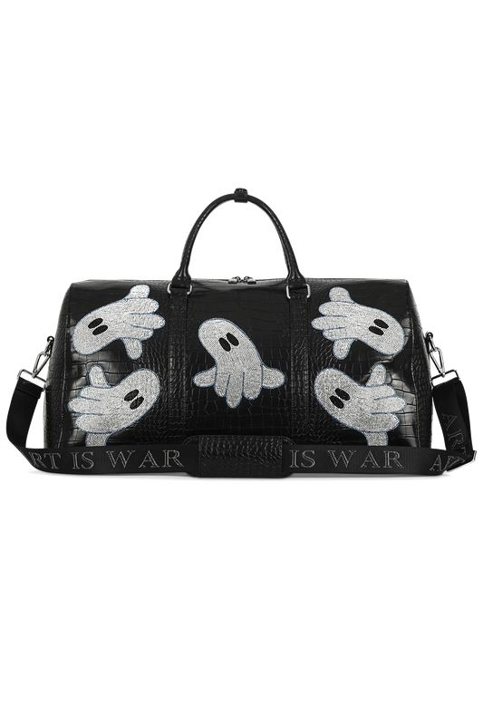 ALLIGATOR GHOST GEM DUFFLE BAG