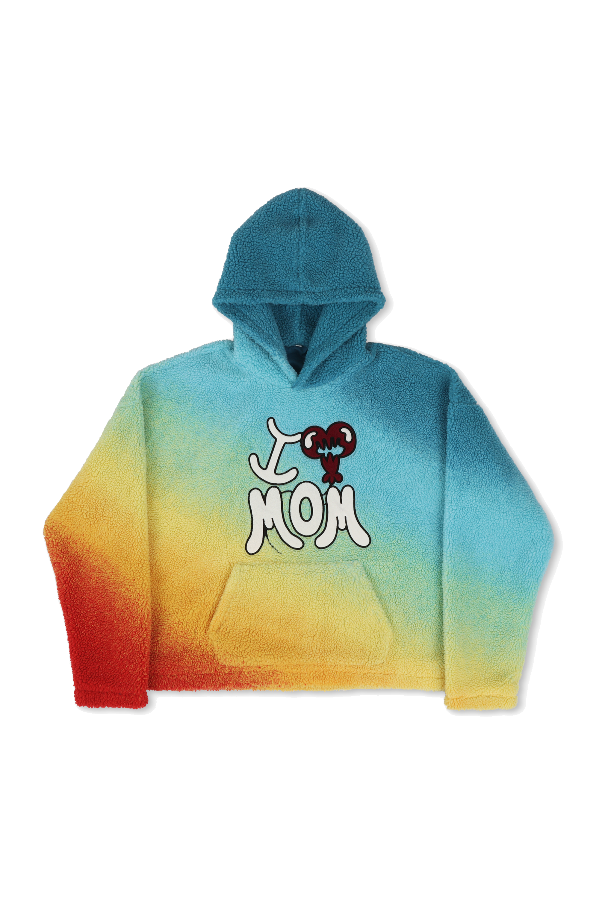 I LOVE MOM SHERPA HOODIE I LOVE MOM SHERPA HOODIE