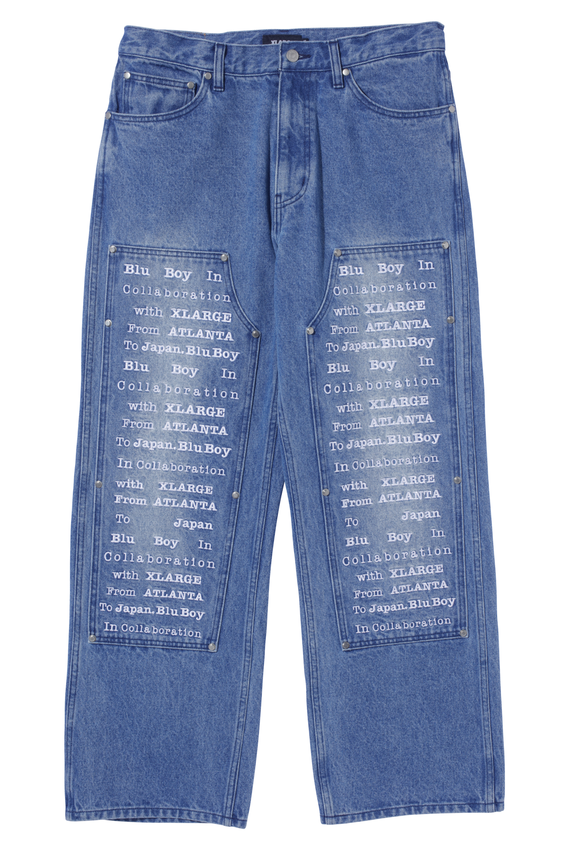 SNAP PANEL CARPENTER PANTS SNAP PANEL CARPENTER PANTS