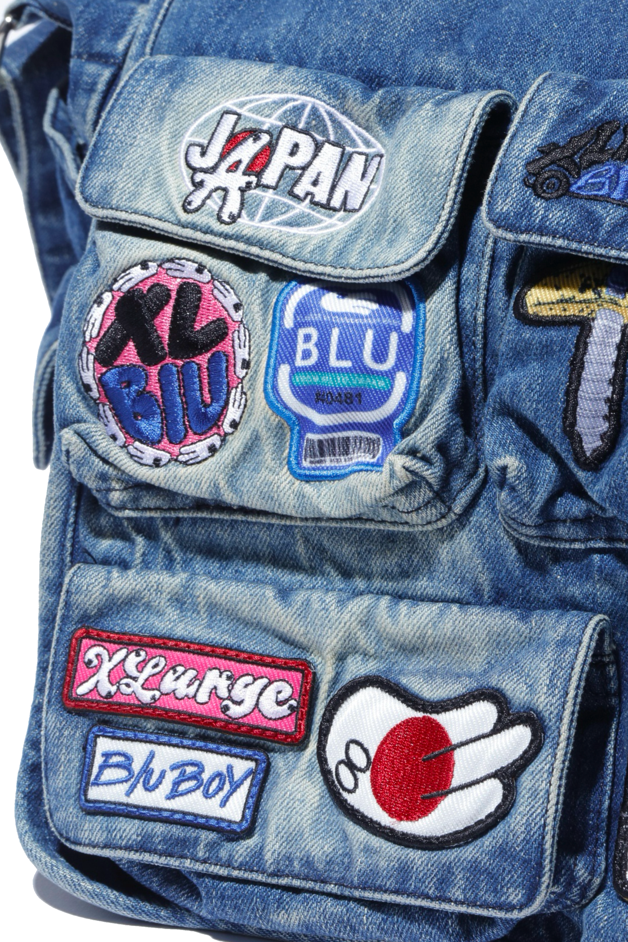 DENIM CARGO UTILITY BAG DENIM CARGO UTILITY BAG