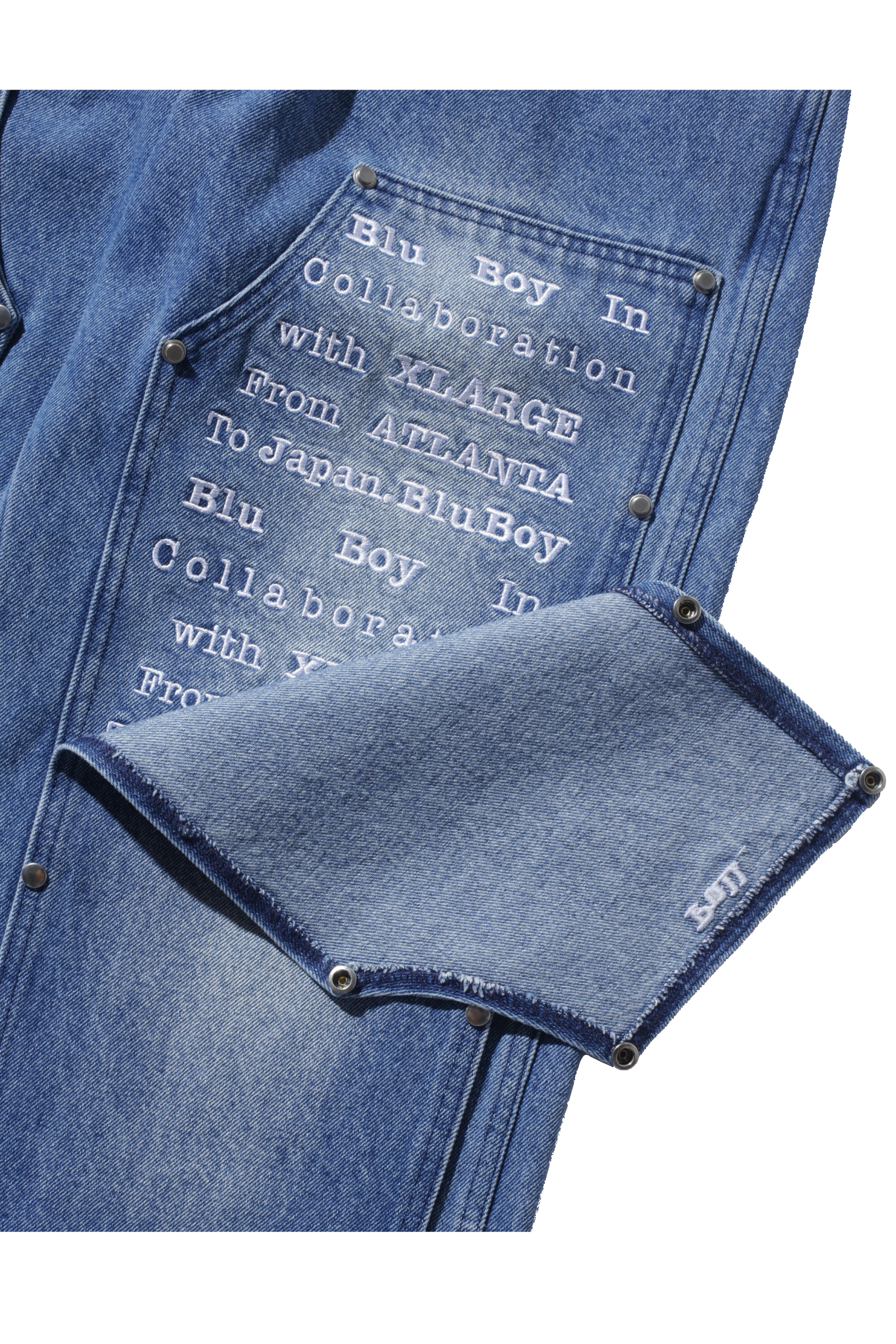 SNAP PANEL CARPENTER PANTS SNAP PANEL CARPENTER PANTS