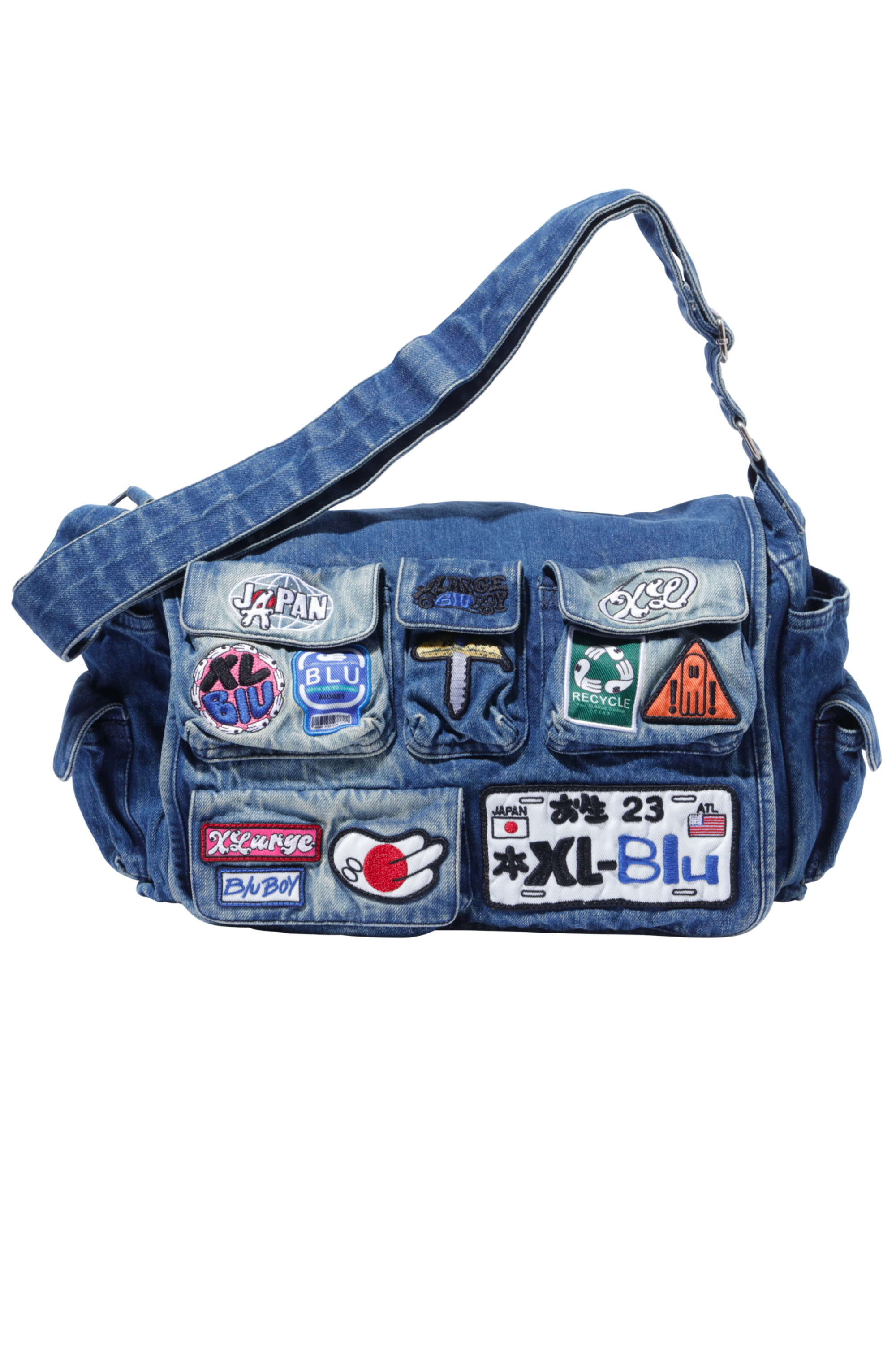 DENIM CARGO UTILITY BAG DENIM CARGO UTILITY BAG