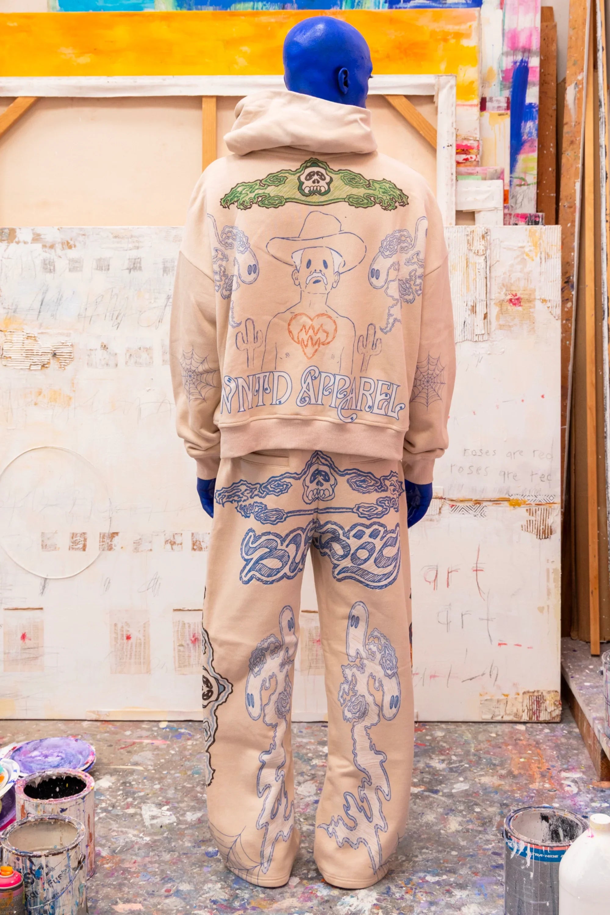 BLU BOY SKETCH SWEATPANTS BLU BOY SKETCH SWEATPANTS