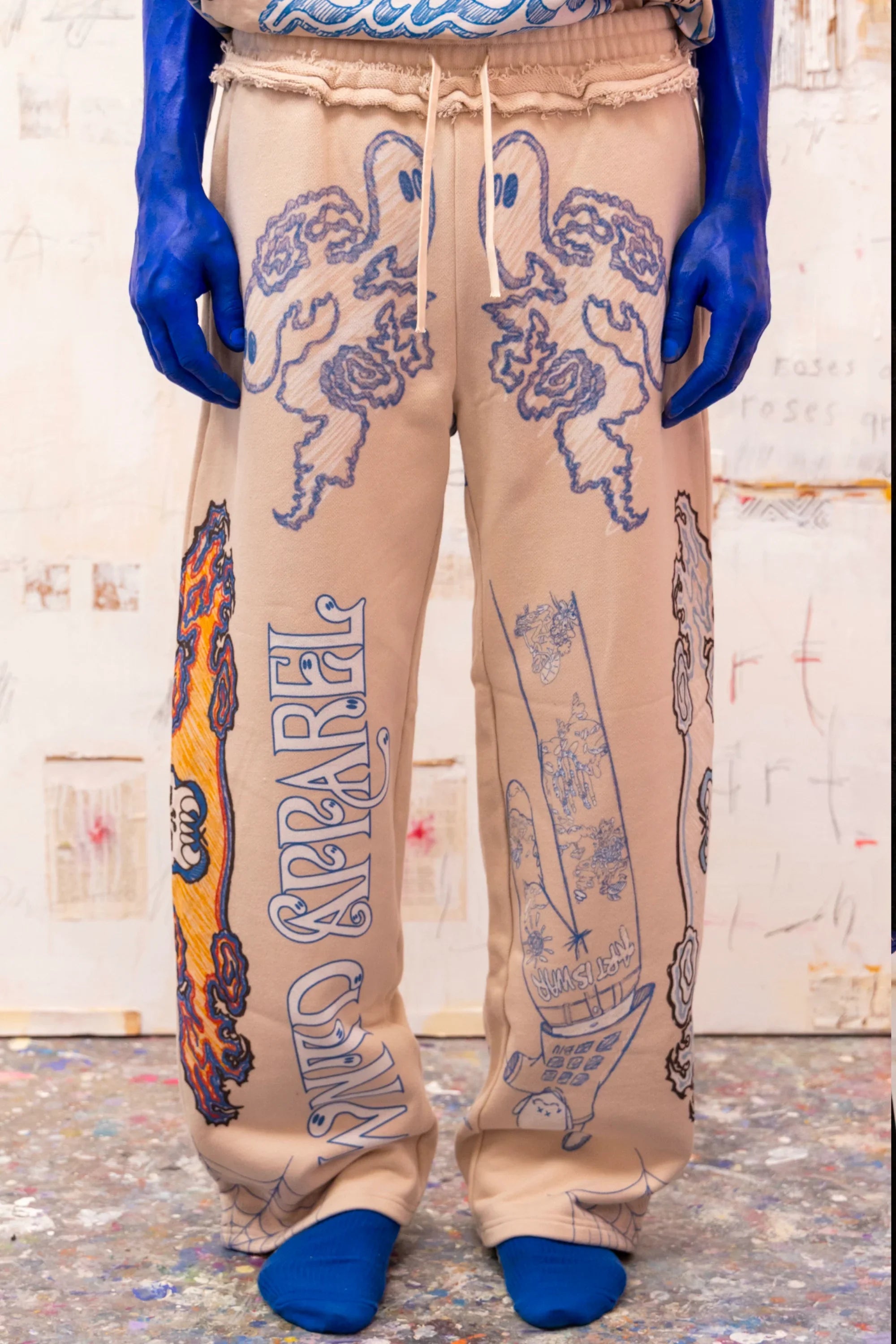 BLU BOY SKETCH SWEATPANTS BLU BOY SKETCH SWEATPANTS