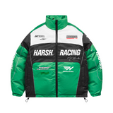 Retro Motorcycle Racing Down Jacket Retro Motorcycle Racing Down Jacket