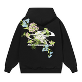 Floral Embroidery Logo Hoodie Floral Embroidery Logo Hoodie