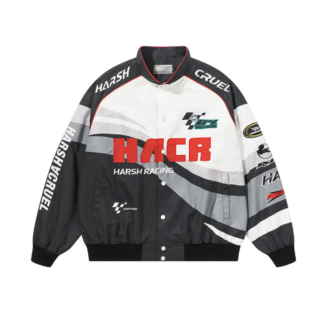 Retro Embroidered Racing Jacket Retro Embroidered Racing Jacket