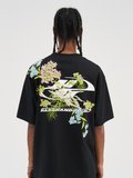 Floral Embroidered Logo Tee Floral Embroidered Logo Tee