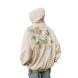 Floral Embroidery Logo Hoodie Floral Embroidery Logo Hoodie