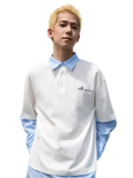 Two Piece Long Sleeves Polo Shirt Two Piece Long Sleeves Polo Shirt