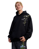 Floral Embroidered Graphic Hoodie Floral Embroidered Graphic Hoodie